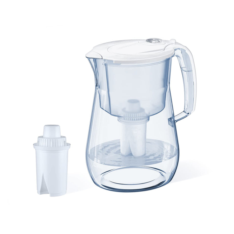 TinyBabyCloud 12-Cup Water Filtration Jug - White, Includes 1 x B15 Filter